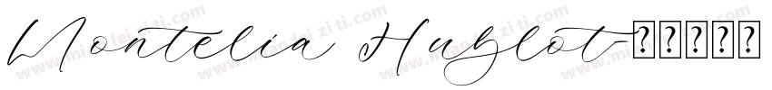 Montelia Hublot字体转换